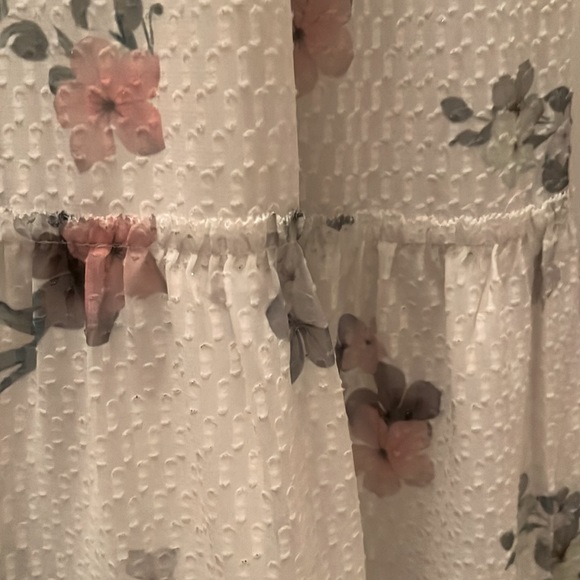 TED BAKER KAHLAY FLORAL JACQUARD HALTER MAXI TIERED DRESS. US SZ 6 TED SZ 2 - Picture 7 of 16